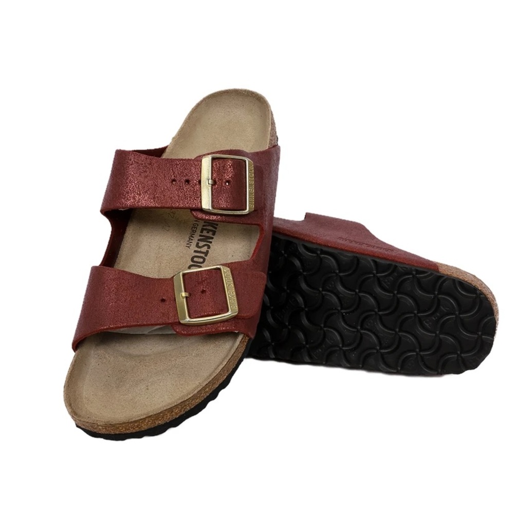 NIB Birkenstock Women's Arizona Suede Sandals - Picture 2 of 5